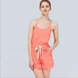 Aritzia Wilfred 100% Silk Peri Romper Size Small